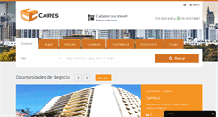 Desktop Screenshot of cairesimoveis.com.br