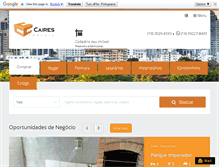 Tablet Screenshot of cairesimoveis.com.br